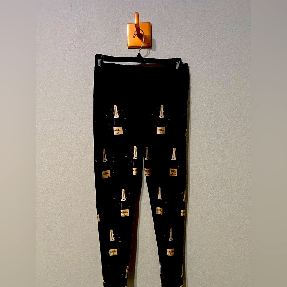 Gold sheep medium champagne leggings